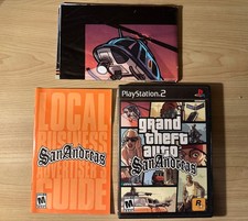 Grand Theft Auto San Andreas (PS2) PlayStation 2 (CIB) TESTED & WORKING w/Poster