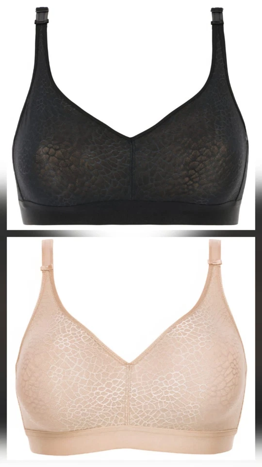 Sujetador sin cable Chantelle Magnifique minimizador soporte inalámbrico tallas grandes PVP £52 Foto 3 de 4