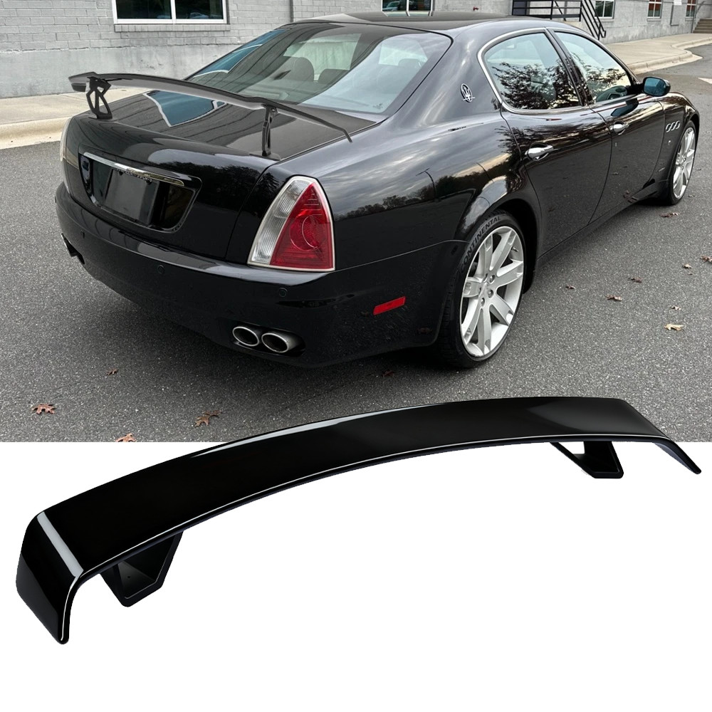 Glossy Black 52" Rear Spoiler Wing Truck GT-Style For Maserati Quattroporte