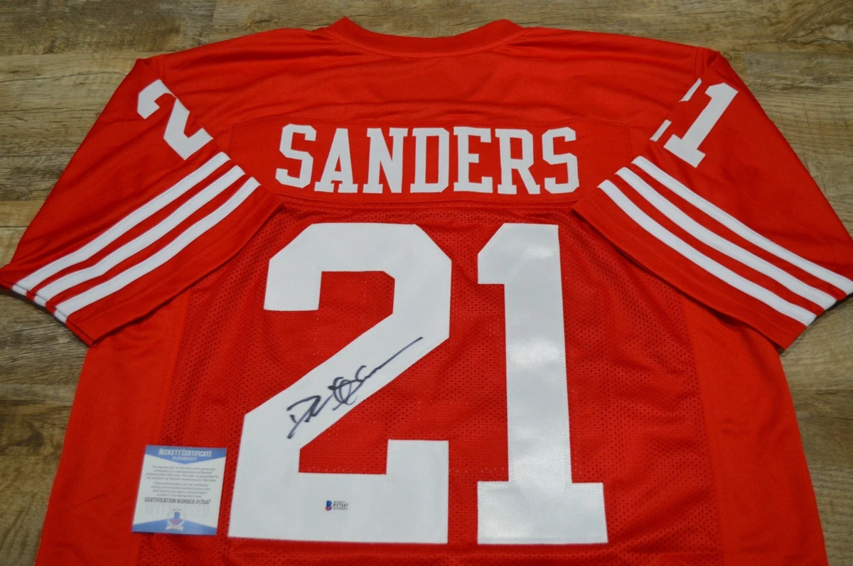 Deion Sanders Autograph In Nfl Autographed Jerseys for sale | eBay