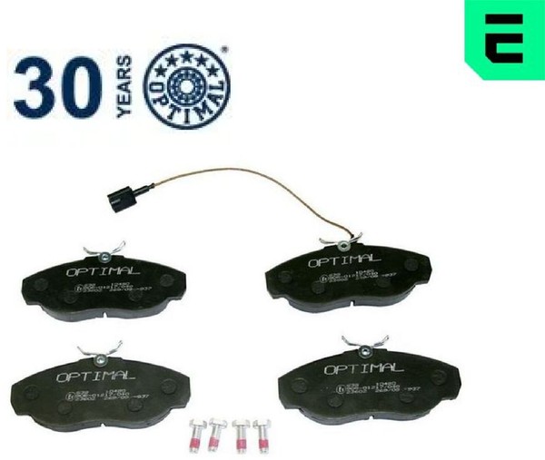 Optimal BP-10490 Bremsbelagsatz FüR Scheibenbremse Bremsbelagsatz-image