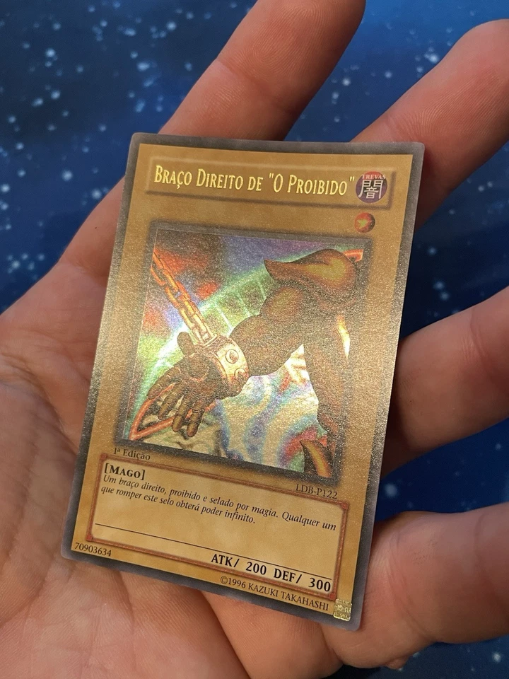 2002 Yu-Gi-Oh! LOB 1ST ED. RIGHT ARM OF THE FORBIDDEN ONE LDB-P122 Near Mint #3 - Bild 2 von 4