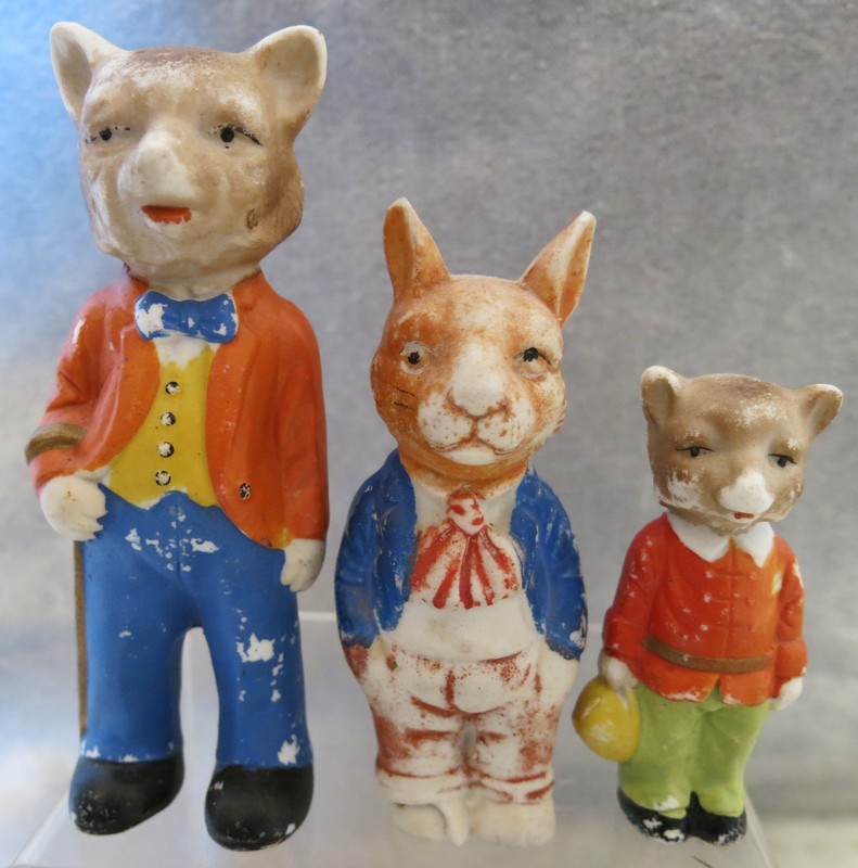 Group of Vintage Novelty Style Animal Figures