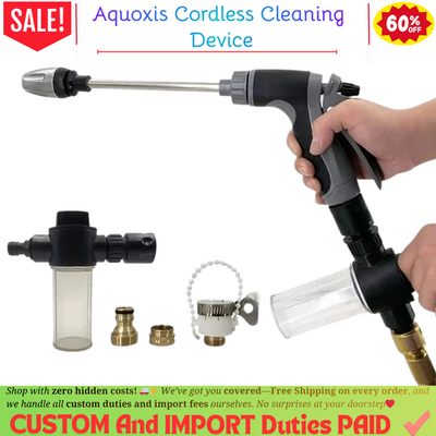 #ad Aquoxis Cordless Cleaning Device Converts Garden Hose to Pressure Washer $17.49