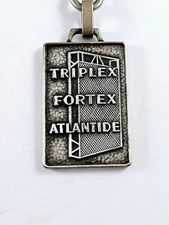 Keychain - Triplex Fortex Atlantide Algiers 1960S - Augis Vintage Metal -