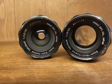 *2 Lens Set : Near Mint* Pentax SMC Takumar 55mm F/1.8 & 35mm F/3.5 From Japan