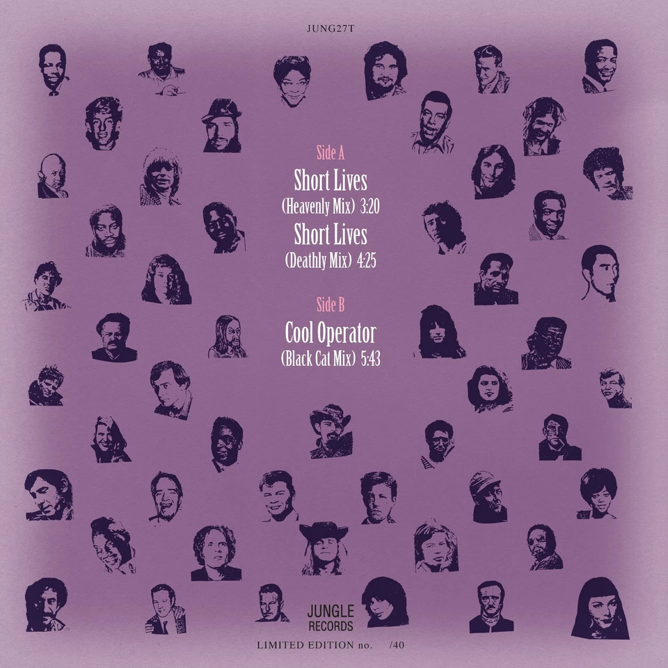 Johnny Thunders 'Short Lives' UNRELEASED 12" test-pressing! Numbered; unique mix - Image 2 of 2