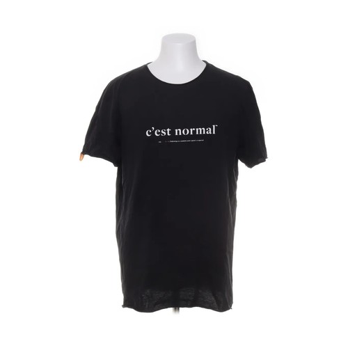 C'est Normal, T-shirt, Größe: XL, Schwarz, Baumwolle, Print, Herren #Og8