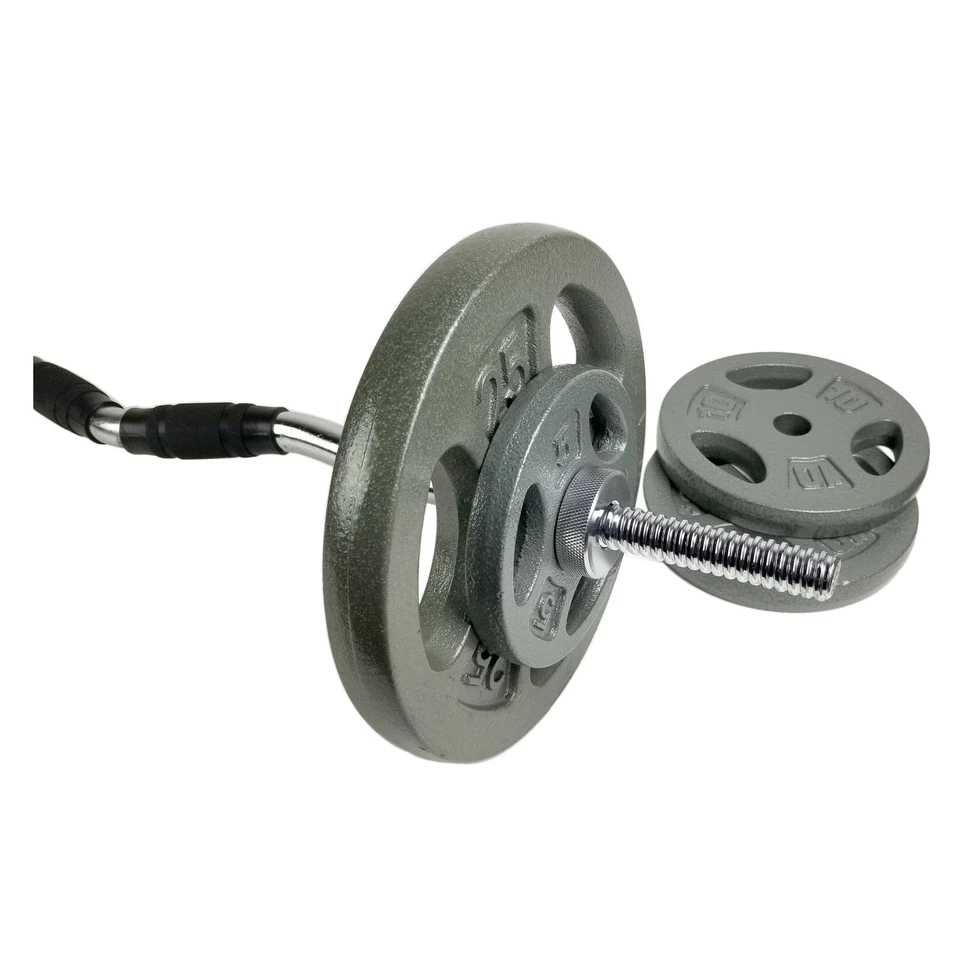 CAP Barbell, Juego de placas de peso estándar de 1" de 40 lb, (10 lb x 4) Foto 2 de 4