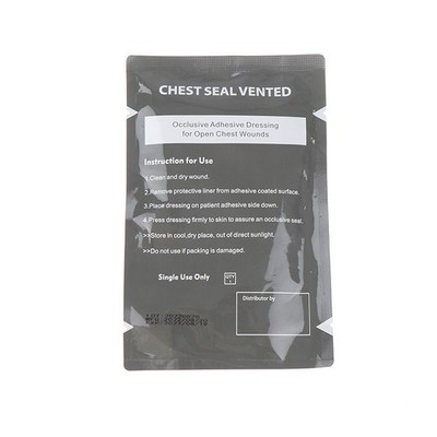 1Pc Medical Vent Chest Seal Occlusive Adhesive Dressing for Open Chest WounCR