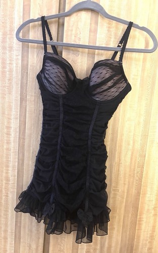 Y2K Victoria's Secret 34C Minikleid Fee Grunge Dessous Sexy Little Things