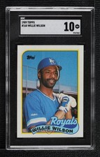 1989 Topps Willie Wilson #168 SGC 10 GEM 1ar2
