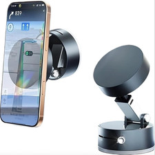 Adjustable Magnetic Car Phone Mount 360 Rotating Foldable Phone Holder for Desk