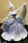 Limited Edition England Coalport Porcelain Figurine- Millenniume Ball Rain, 1999