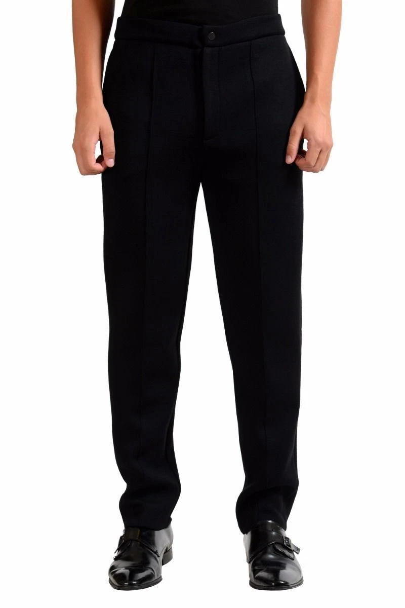 Balenciaga — Balenciaga Men's Wool Black Stretch Dress Pants US 34/M IT 50