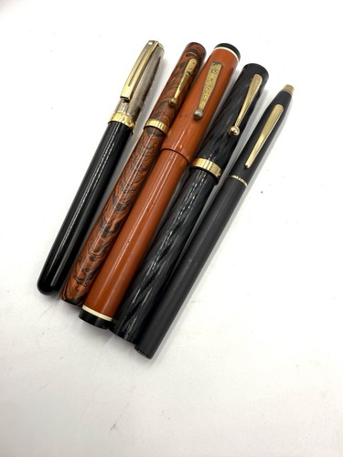 Vintage Füllfederhalter Konvolut (5) Sheaffer White Dot Cross, Waterman Ideal, Miracle - Bild 14 von 22