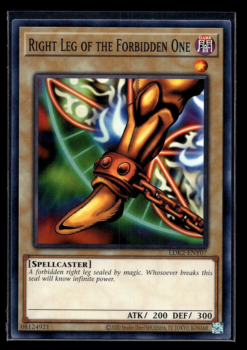 Right Leg of The Forbidden One LDK2-ENY07 Common Legendary Right Leg of The Forbidden One LDK2-ENY07 Common Legendary
