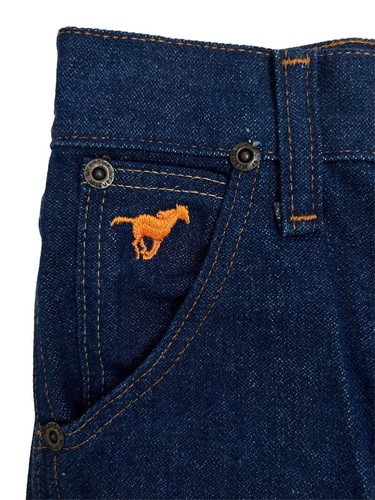 vintage wrangler straight leg jeans youth size 4 regular 80s made in USA - Picture 8 of 10
