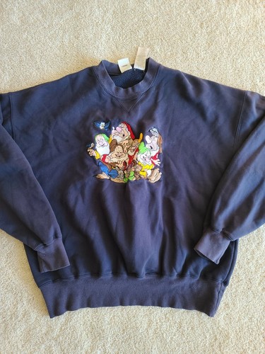 XL Disney Store Crew Neck Sweater Blue 