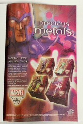 Marvel Versus System Trading Card Tins Print Advertisement Ad 2004 Magneto X-Men