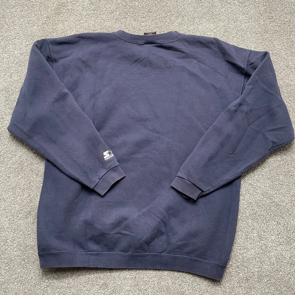 Suéter DE COLECCIÓN Denver Broncos Adulto XL Extra Grande Azul Starter EE. UU. 90s Foto 4 de 4