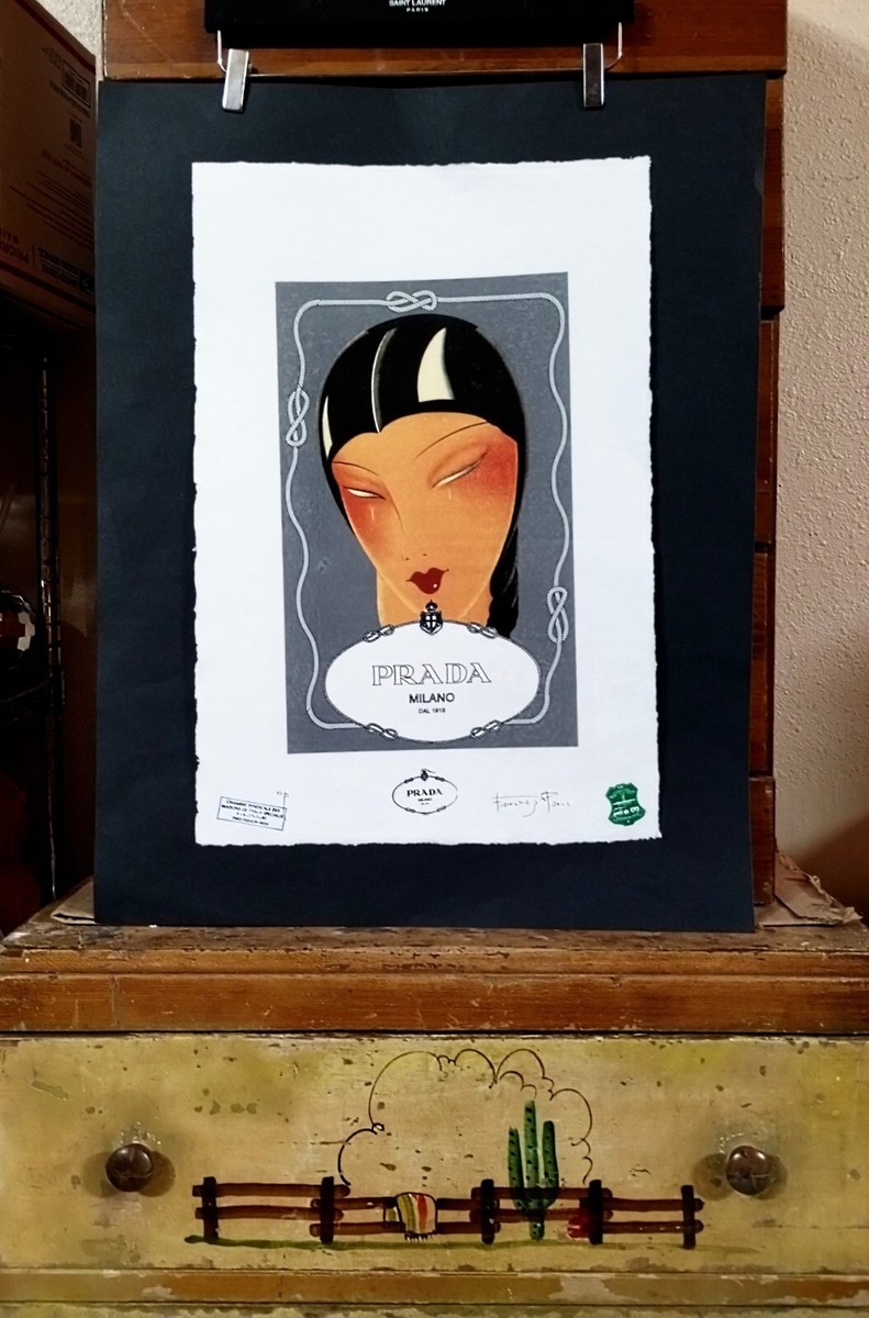 PRADA, Milano, Artist Proof (AP.), 22'in. x 15'in. Hand