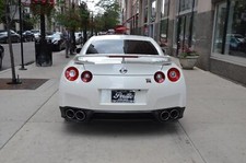 Cars 2014 nissan gtr coupe white japan sportcar Desk Mat Stitched