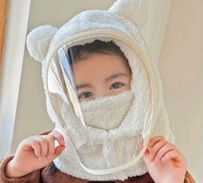 Winter Windproof Kids Hat Fleece Ski Full Face Mask Cap Warm Snow Hood