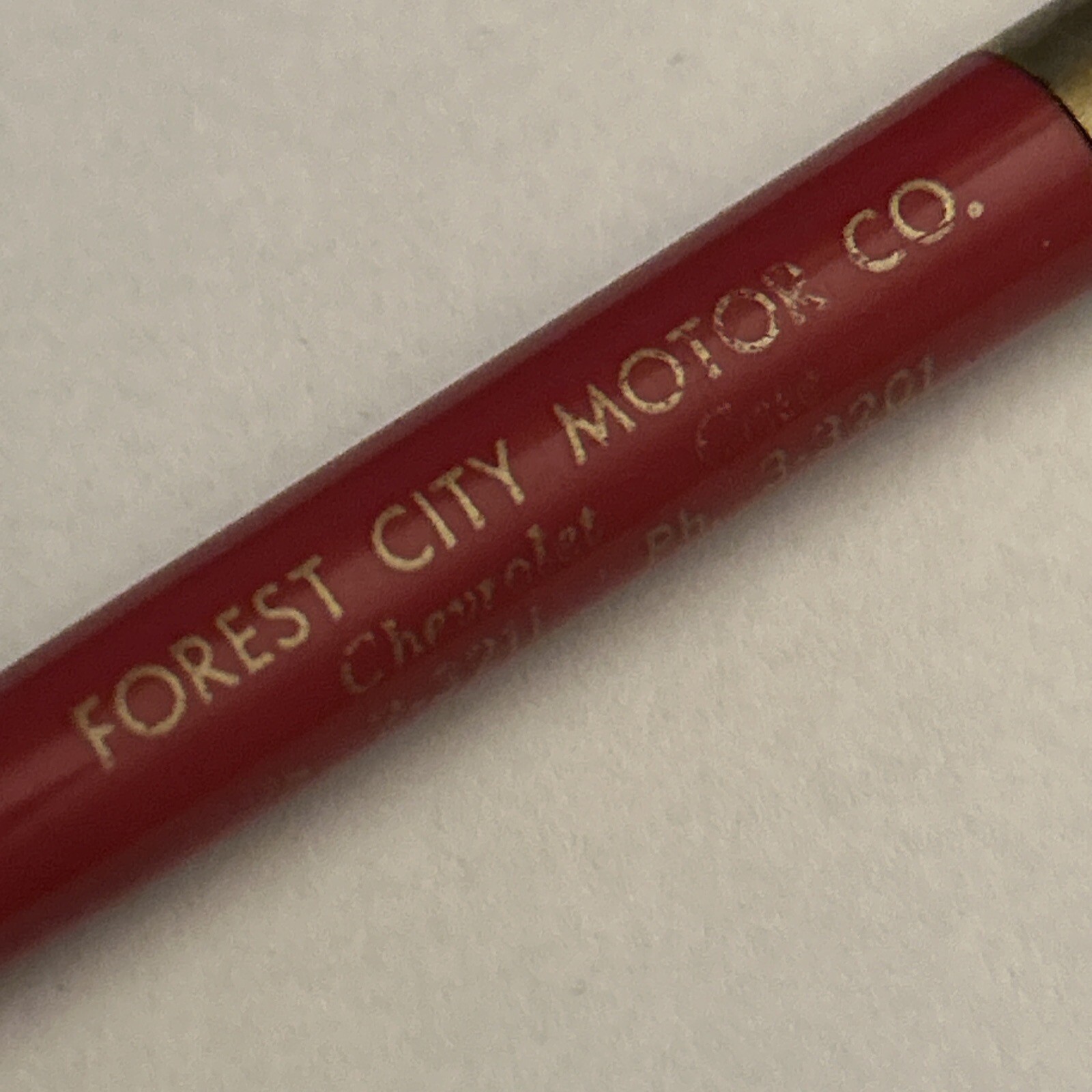 VTG Ballpoint Pen Forest City Motor Co. Chevy Chevrolet Dealer Case Iowa eBay