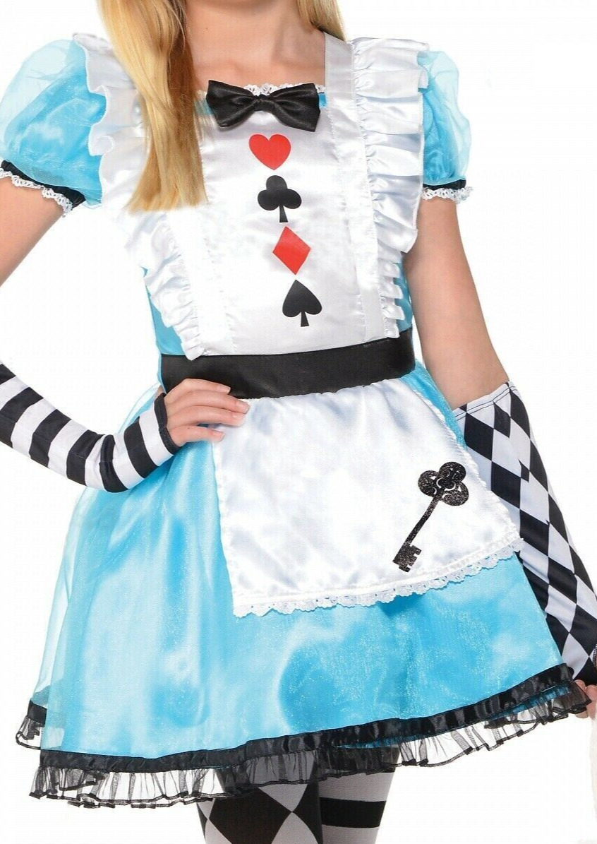Alice in Wonderland dress and tights GIRLS 7 NO S… - image 2