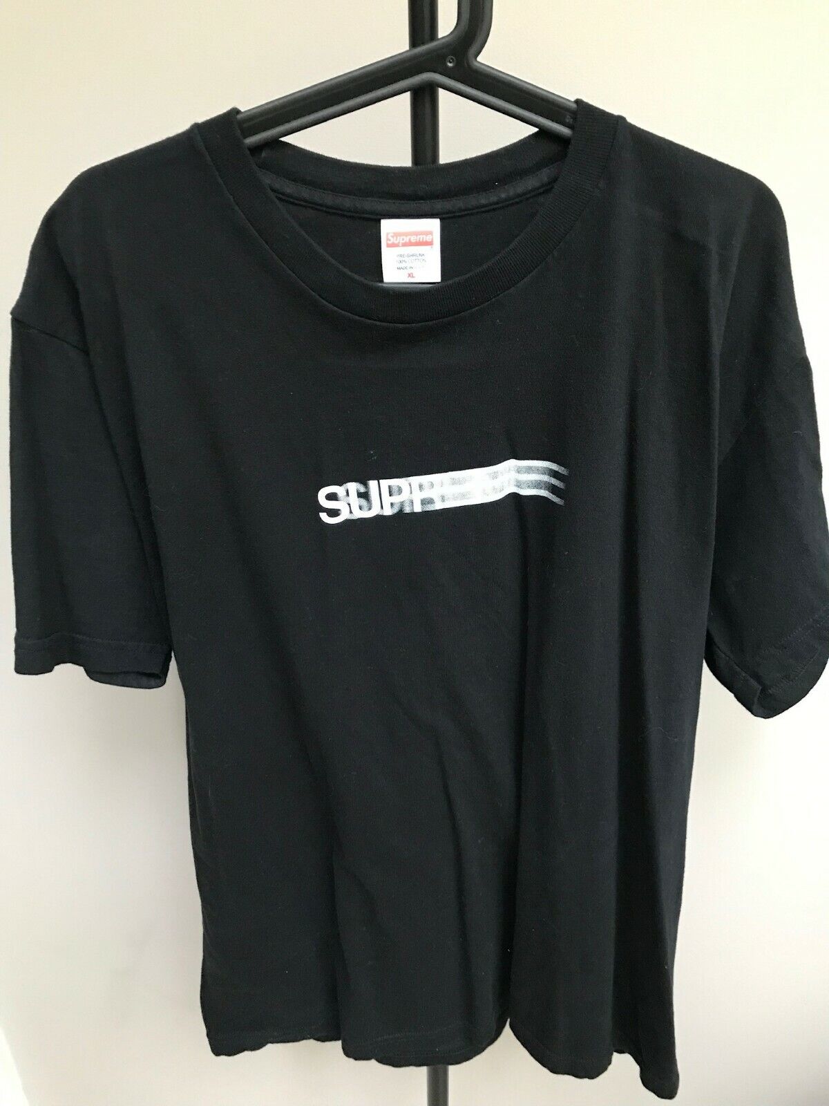 Supreme Motion Logo Tee XL Black