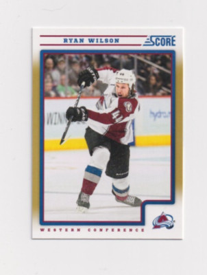 2012-13 Score GOLD RUSH parallel # 145 Ryan Wilson COLORADO AVALANCHE
