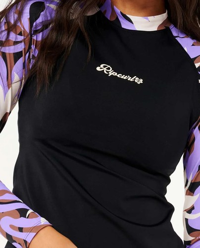 Rip Curl Cala Nights Long Sleeve Rashguard - Women's - Small / Multi - Picture 6 of 7