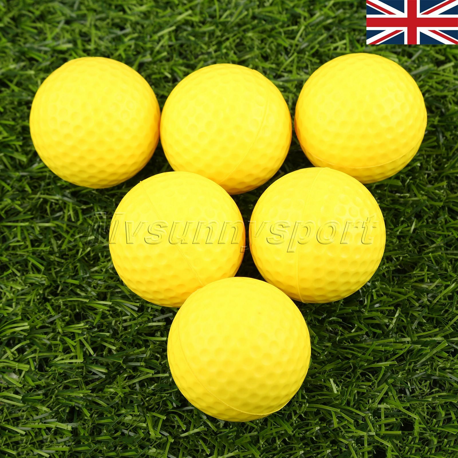 New 20Pcs Durable PU Foam Elastic Sponge Golf Balls Indoor Outdoor