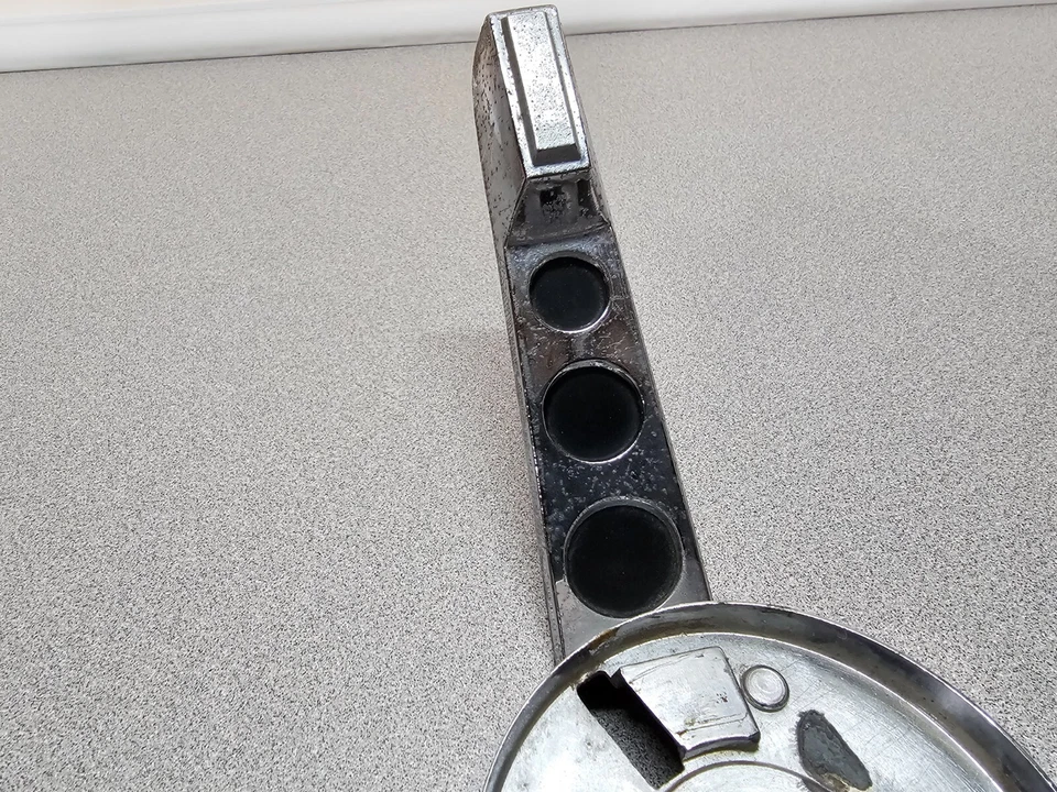 1967 Ford Mustang Fastback Coupe Convertible ORIG STEERING WHEEL HORN RING BEZEL - Image 3 of 4