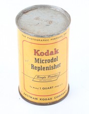 KODAK MICRODOL REPLENISHER, CAN TO MAKE ONE QUART, SOLD FOR DISPLAY/197825