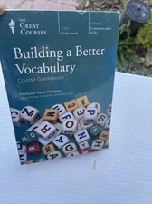 Building a Better Vocabulary The Great Courses 6 DVD set speaking Guidebook NEW
