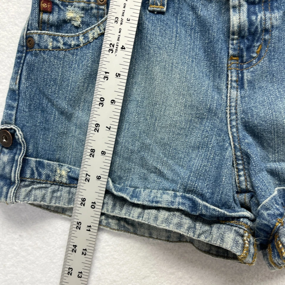 Pantalones Cortos Vaqueros LEI 90s Juniors Talla 3 - Lavado Ligero Tiro Medio 100% Algodón Foto 4 de 4