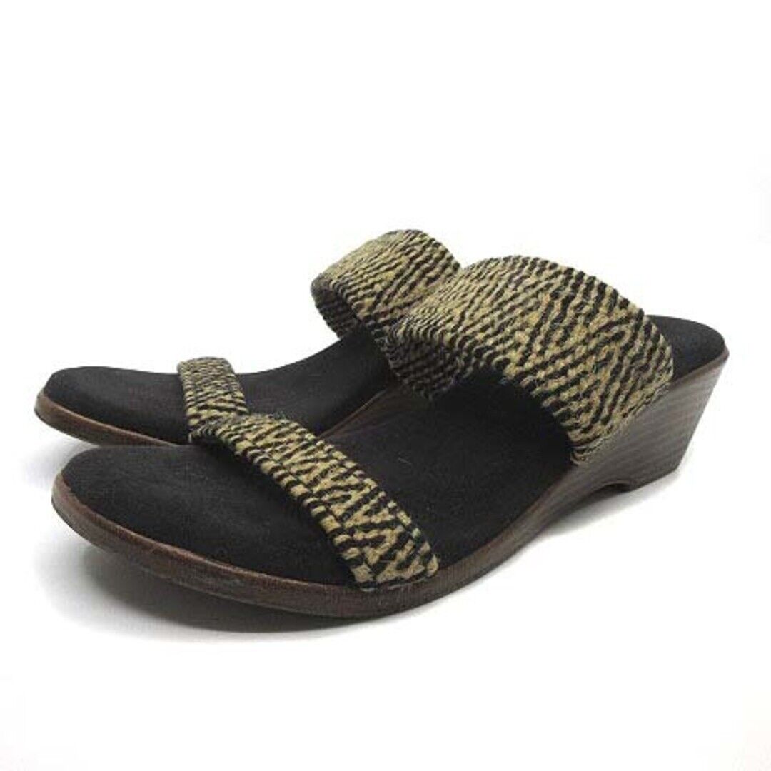 ISLAND SLIPPER JUTE SANDALS BLACK 5 approx. 22cm (8.66 in ISLAND SLIPPER JUTE SANDALS BLACK 5 approx. 22cm (8.66 in