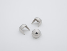 Medium 10mm 3/8" Silver Dome Studs for Leathercraft and more - bag of 100