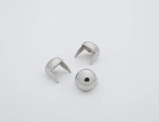 Medium 10mm (3/8") Silver Dome Studs for Leathercraft and more - bag of 100