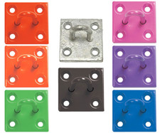 Staple On Plate 1/2/5 Pack Rope Chain Tether Eye Hook Horse Stable Tack Room 50m