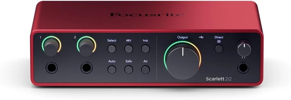 Focusrite Scarlett 2i2 Studio 4th Gen USB Audio Interface with Complete Bundle - Image 2 of 4