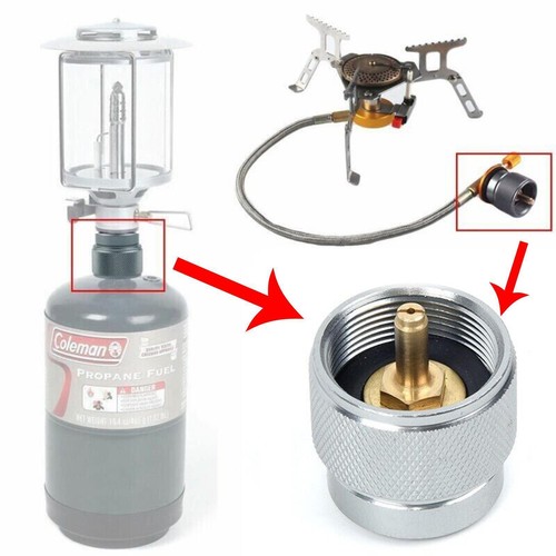 Gaskocher Adapter Nachfüllen Camping Tank Flasche Propan Kanister Butan SCHÖN - Bild 12 von 12