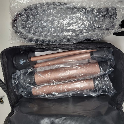 Juego de varita rizadora, Janelove Professional 5 en 1 juego rizador con bolsa de viaje - Imagen 5 de 5