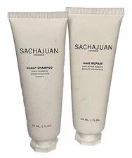 Sachajuan: Travel Size Duo Scalp Shampoo Dandruff 1 fl oz & Hair Repair 1 fl oz