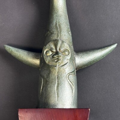 太陽の塔　銅　アンティーク Taro Okamoto Tower of the Sun Figure Expo 70 Osaka Japan Sculpture