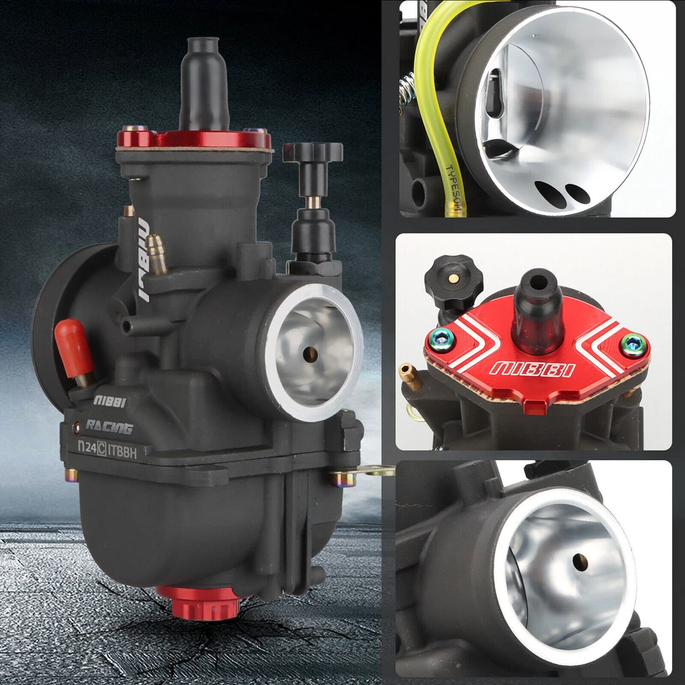 NIBBI PWK 24mm Pre-Jetted Carburetor For Yamaha TTR125LE TTR125L TTR125E TTR125 - Image 4 of 4
