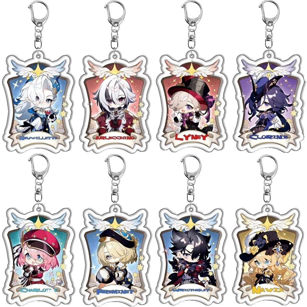 Acrylic Cartoons & Characters Key Key Chains for Men