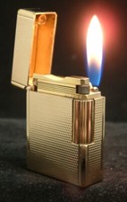 ST Dupont L1 BR Gold Small Wheatsheaf Sn.J7FJ43 Serviced Boxed